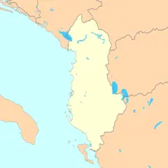 Albania Map Blank