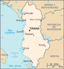 Albania Map Es
