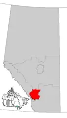 Alberta Calgary Region Map