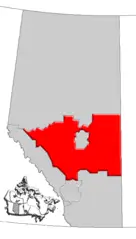 Alberta Central Map