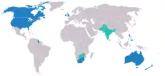 Anglophone Map
