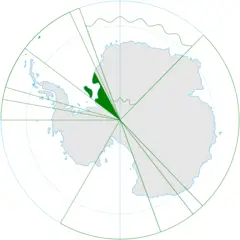 Antarctica, Brazil Territorial Claim (green)