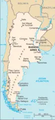 Argentyna Mapa