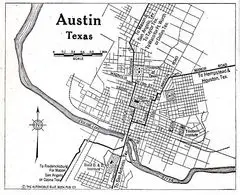 Austin Tx 1920 Map