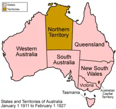 Australia States 1911 1927