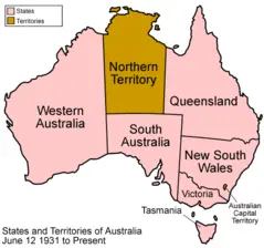 Australia States 1931 Present
