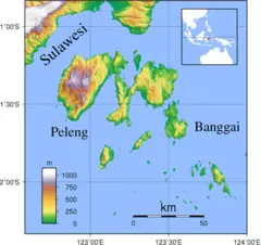 Banggai Islands Topography