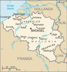 Belgium Map Tr