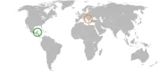 Belize Kosovo Locator