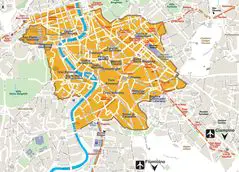 City Map Rome 2