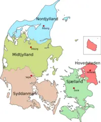 Denmark Regions Label