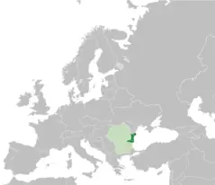Dobruja In Europe Map