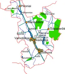 Dotnuva Map
