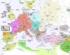 Europe Map 1000