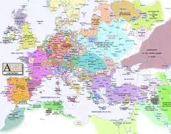 Europe Map 1400