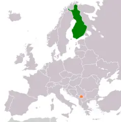 Finland Kosovo Locator 1