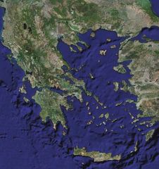 Greece Satellite Map