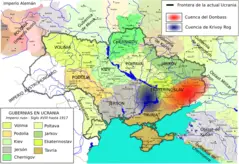 Gubernias De Ucrania  Cuencas Donbass Y Krivoy Rog