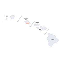 Hawaii Counties Map
