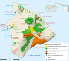 Hawaii Island Protected Areas Map Fr