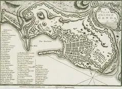 Historical Map of Genoa