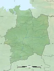 Ille Et Vilaine Department Relief Location Map