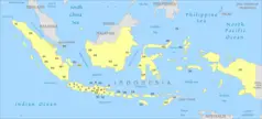 Indonesia License Plates Map