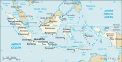 Indonesia Cia Wfb Map