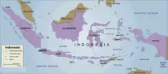 Indonesia Country Map 2