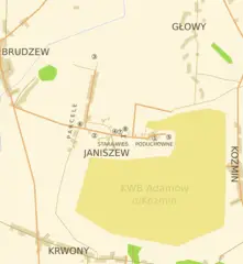 Janiszew  Lokacje