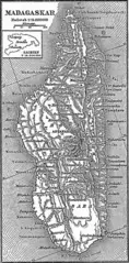 Karte Madagaskar Mkl1888