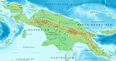 Karte Neuguinea
