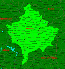 Kosovo 2008 Map