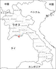 Laos Blank Map Ja
