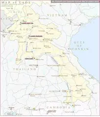 Laos Map 2