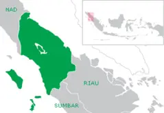 Locator North Sumatra