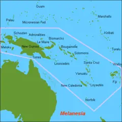 Map Oc Melanesia