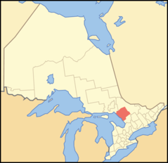 Map of Ontario Parry Sound