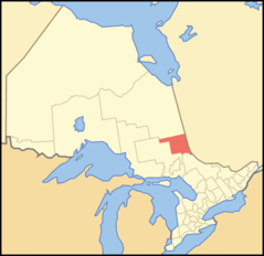 Map of Ontario Timiskaming