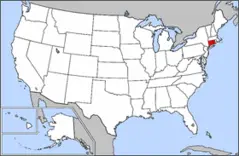 Map of Usa Highlighting Connecticut
