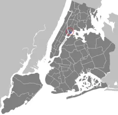 New York City  Manhattan  Bronx Kill