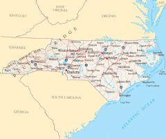 North Carolina Reference Map