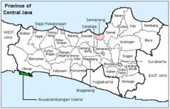 Nusakambangan Map