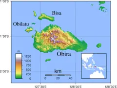 Obi Islands Topography