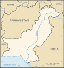 Pakistan Map Blank