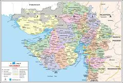 Political Map Gujarat