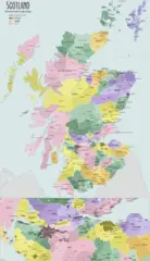 Political Map of Scotland