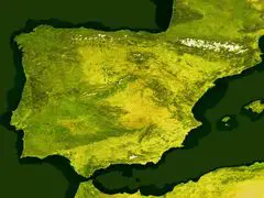 Satellite Image of Spain In January 2004 (resaltado)