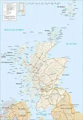 Scotland Map Fr