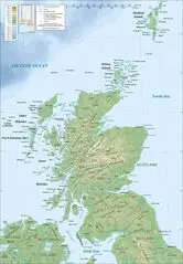 Scotland Topographic Map En